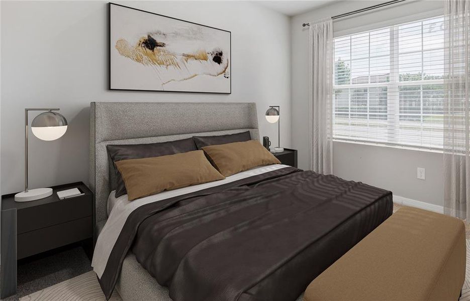 Furnished interior view inside a new home in Burnt Store Village, Punta Gorda (Image 15).