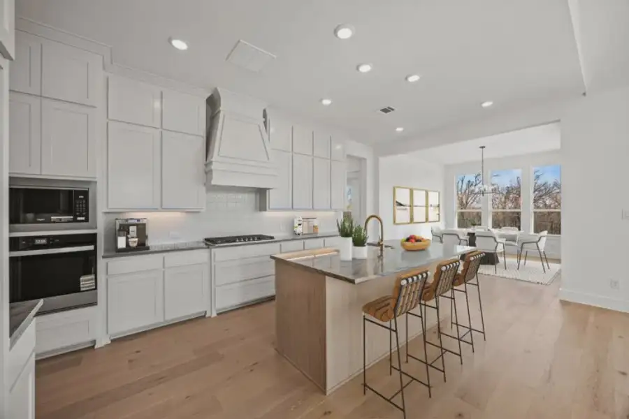 Furnished interior view inside a new home in Chatham Reserve, Providence Village (Image 3).
