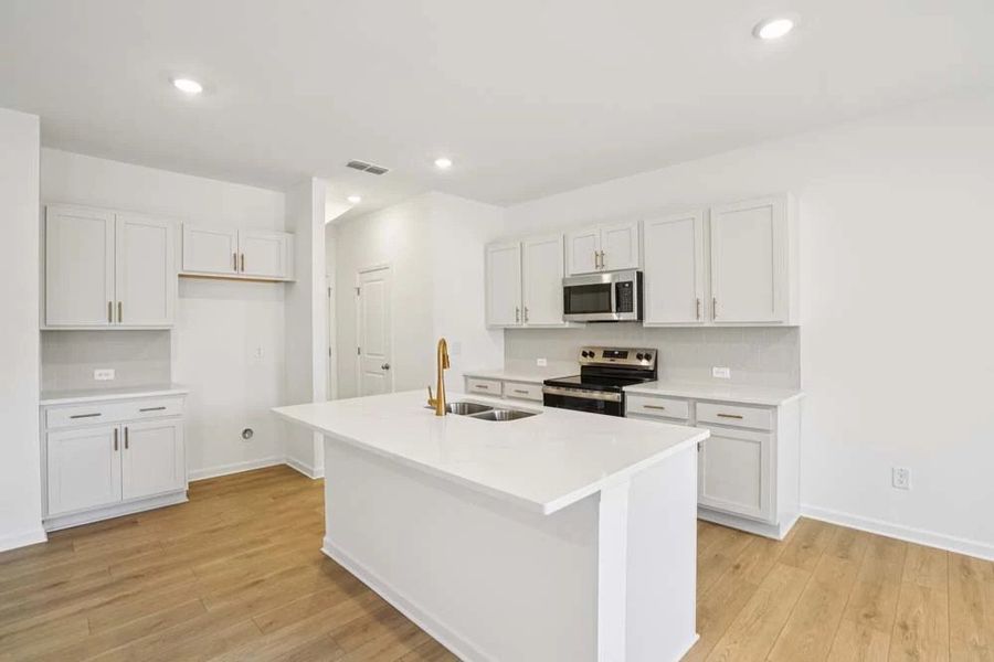Kitchen featuring Serene Collection Finishes Kitchen featuring Serene Collection Finishes