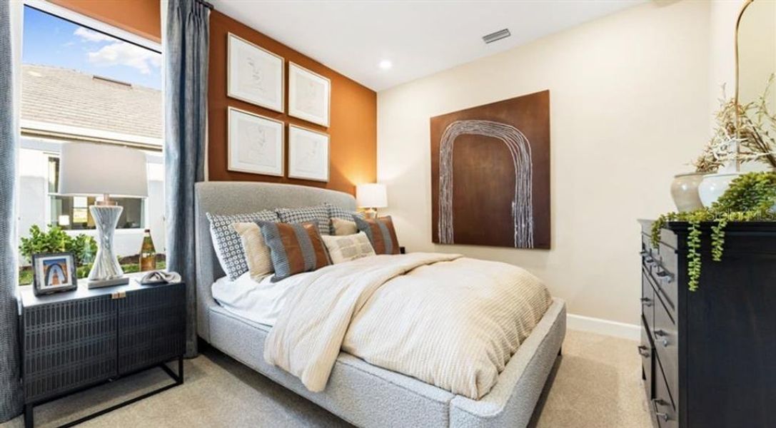 Furnished interior view inside a new home in Esplanade at Center Lake Ranch, St. Cloud (Image 17).