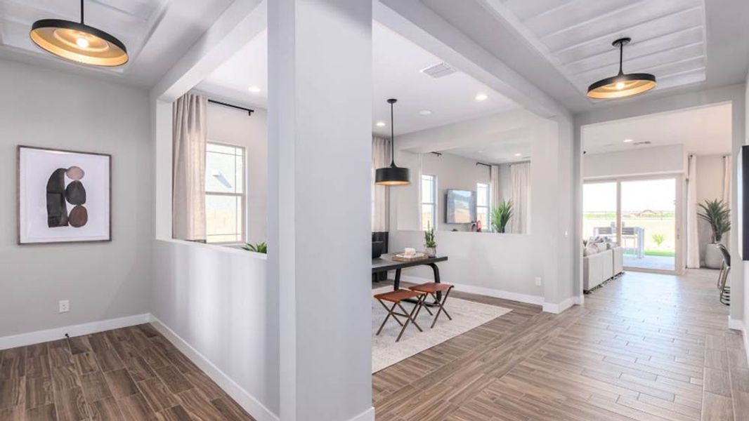 Representative furnished interior of a home built from the Windsor by Taylor Morrison in Legado Landmark Collection, Queen Creek (Image 47).