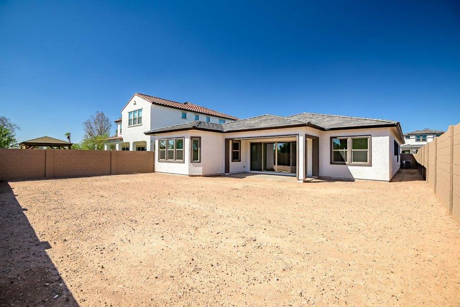 Exterior details and patio area of a home in Legends at Thunderbird, Glendale (Image 31). Exterior details and patio area of a home in Legends at Thunderbird, Glendale (Image 31).