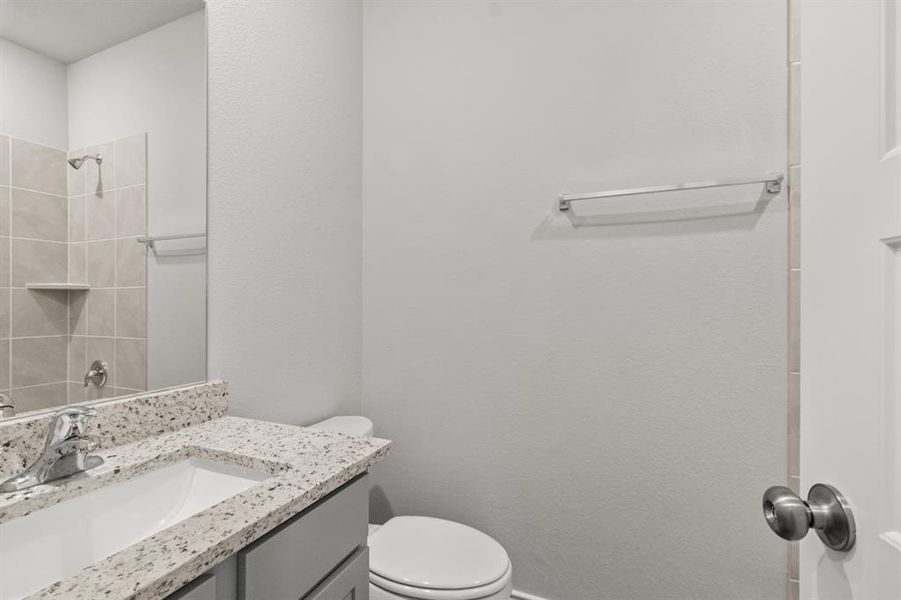Furnished interior view inside a new home in Rocky Creek Crossing, Crowley (Image 9).