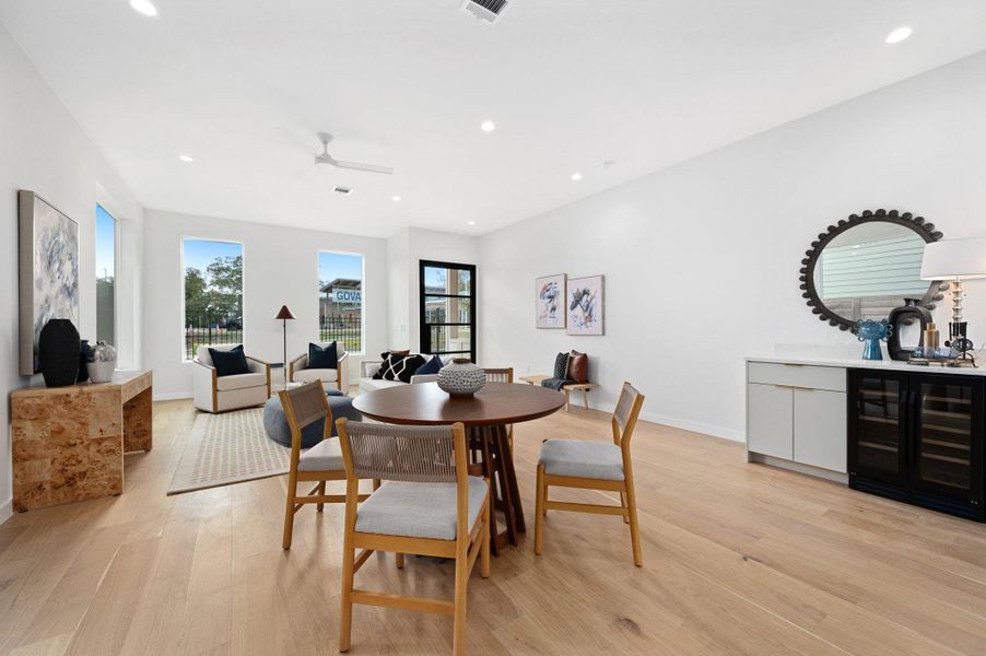 Furnished interior view inside a new home in , Austin (Image 8).