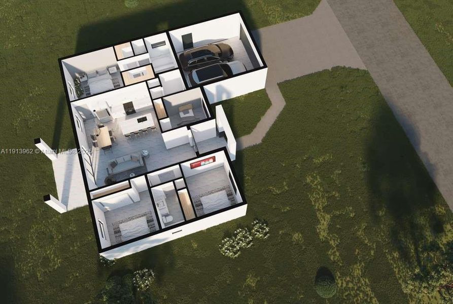 2D floor plan layout of this home in , Cape Coral, FL (Image 5). 2D floor plan layout of this home in , Cape Coral, FL (Image 5).