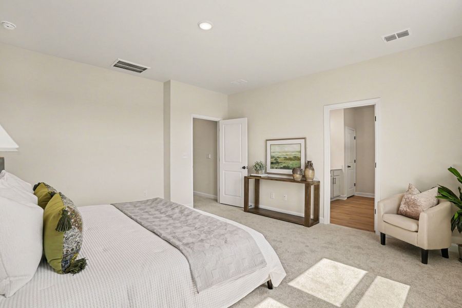 Representative furnished interior of a home built from the Sedona - Waterway by Ashton Woods in Blue Heron Retreat, Little River (Image 15).