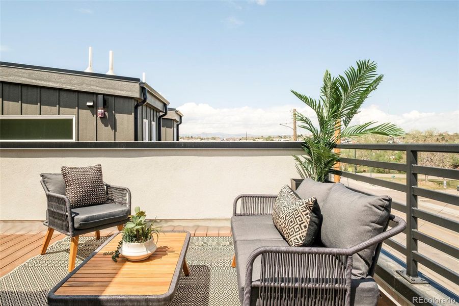 Exterior details and patio area of a home in , Denver (Image 28). Exterior details and patio area of a home in , Denver (Image 28).