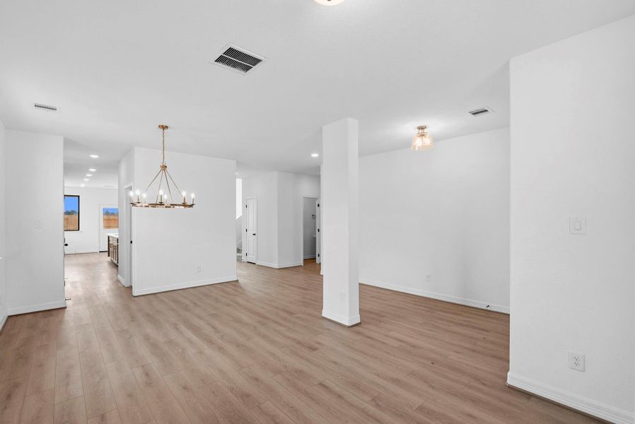 Spacious, unfurnished interior of a new home in Spring Creek Trails, Magnolia (Image 22).