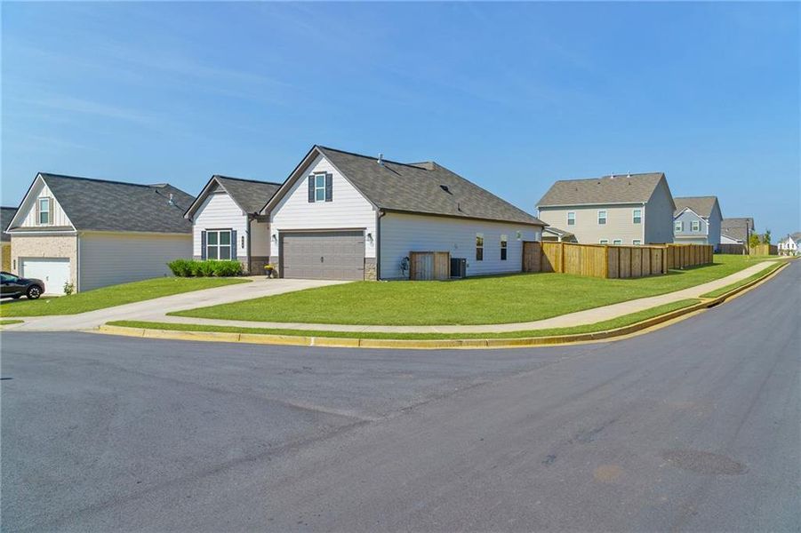 Front exterior of a new home in , Cartersville, GA, highlighting curb appeal (Image 2). Front exterior of a new home in , Cartersville, GA, highlighting curb appeal (Image 2).
