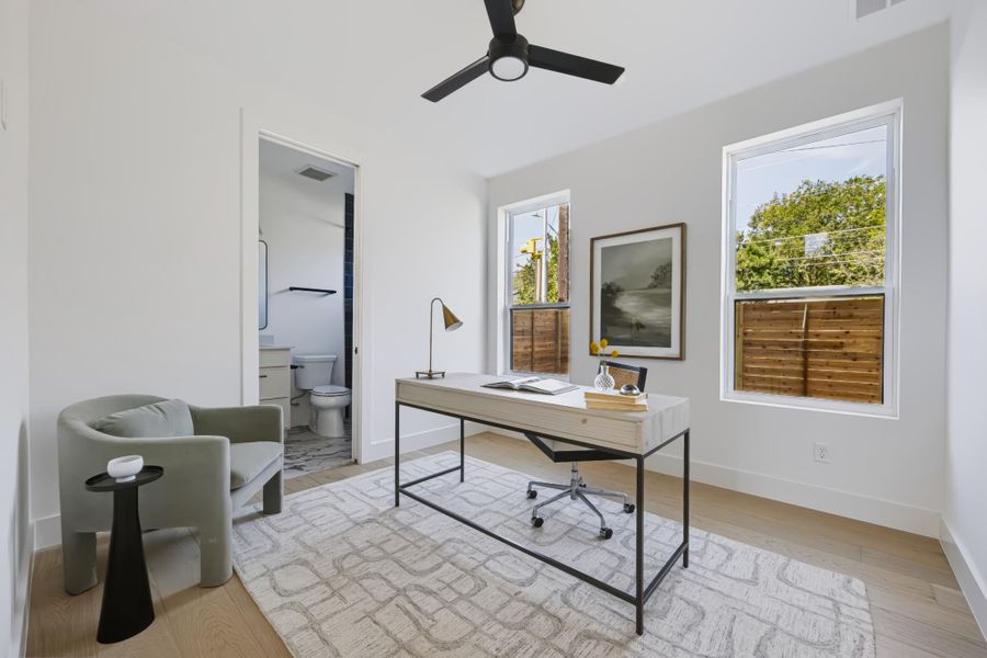 Furnished interior view inside a new home in , Austin (Image 3).