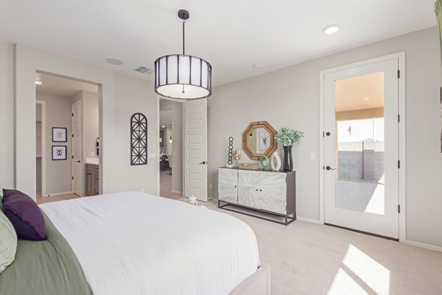 Representative furnished interior of a home built from the Newport by Courtland Communities in Maple at North Copper Canyon, Surprise (Image 15).