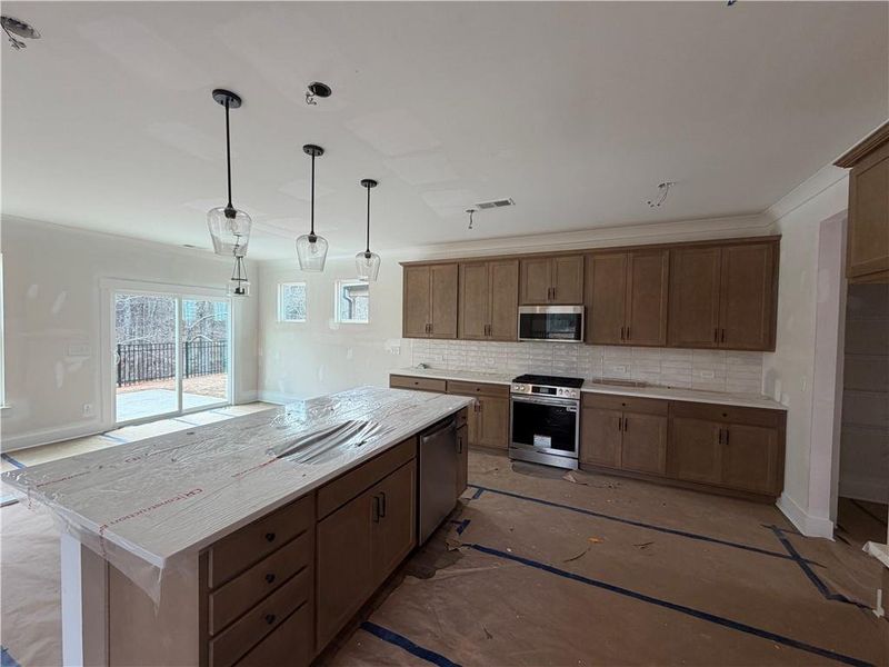 In-progress construction of a new home in Villas at Dawsonville, Dawsonville, GA (Image 4). In-progress construction of a new home in Villas at Dawsonville, Dawsonville, GA (Image 4).