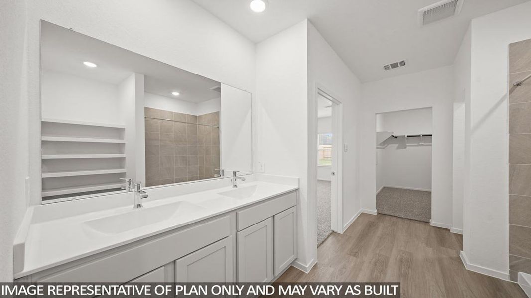 Furnished interior view inside a new home in New Waverly Station, New Waverly (Image 6).