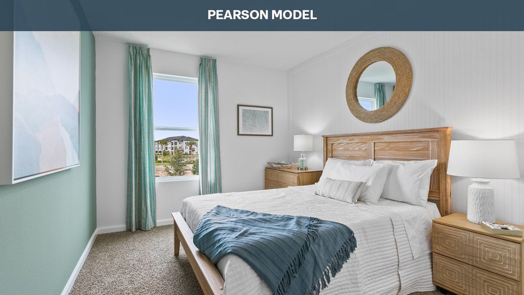 Representative furnished interior of a home built from the PEARSON by D.R. Horton in Bridle Creek Townhomes, Jacksonville (Image 21).