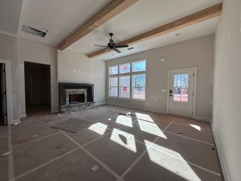 In-progress construction of a new home in Kimbell Acres, Pine Mountain, GA (Image 8).