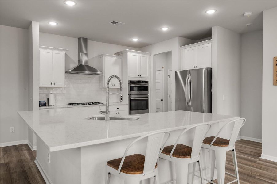 Furnished interior view inside a new home in Limehouse Village: Arbor Series, Summerville (Image 9). Furnished interior view inside a new home in Limehouse Village: Arbor Series, Summerville (Image 9).