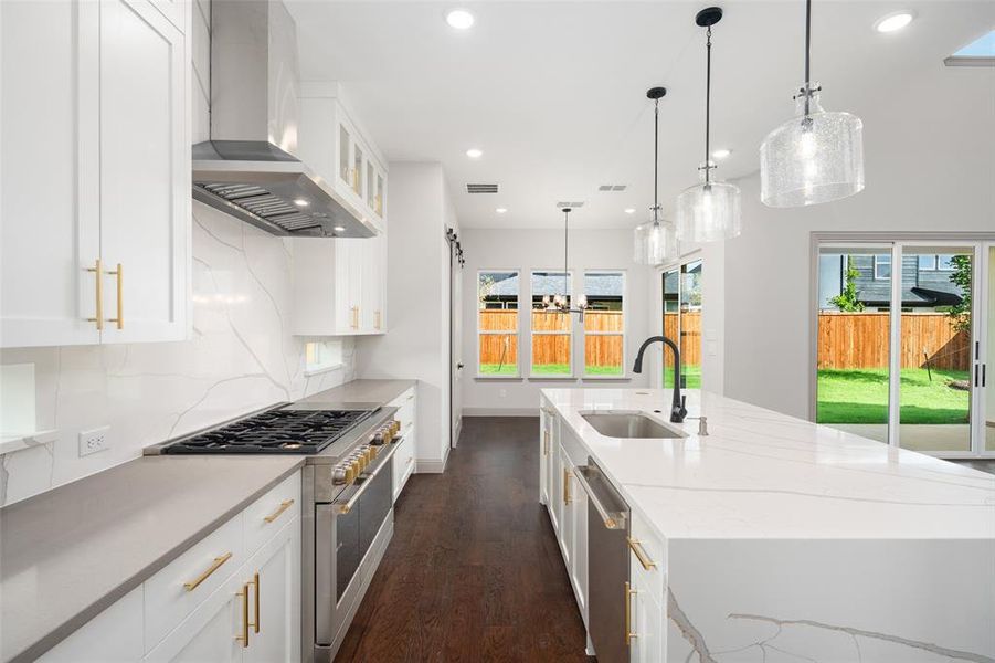 Furnished interior view inside a new home in , Frisco (Image 12).