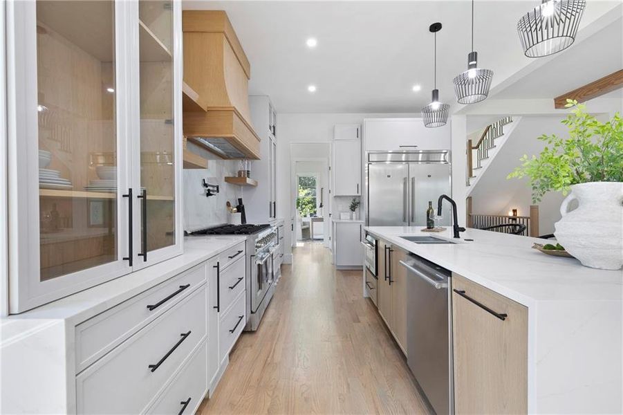 Furnished interior view inside a new home in , Atlanta (Image 37).