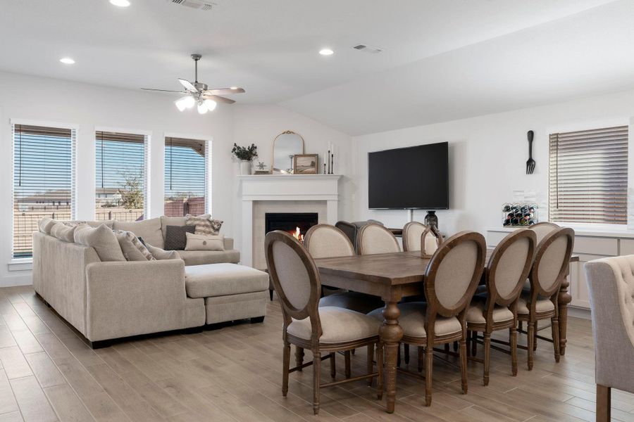 Furnished interior view inside a new home in The Colony, Bastrop (Image 5).