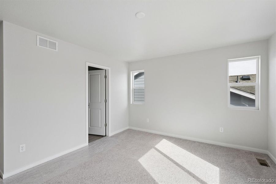 Spacious, unfurnished interior of a new home in Farmlore, Brighton (Image 27). Spacious, unfurnished interior of a new home in Farmlore, Brighton (Image 27).