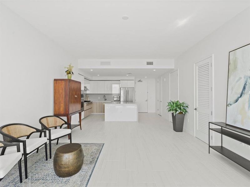 Furnished interior view inside a new home in , St. Petersburg (Image 15).