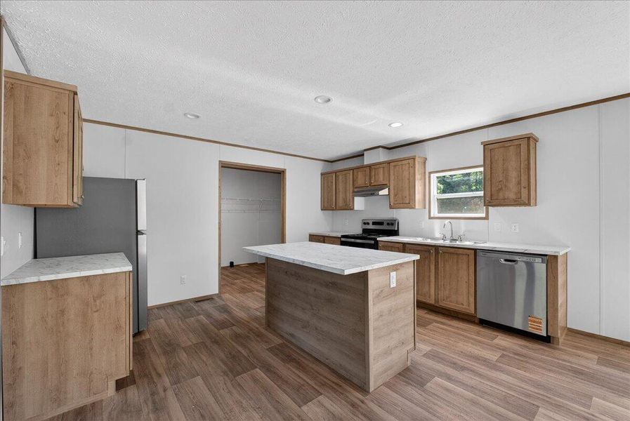 Furnished interior view inside a new home in , Cross (Image 3). Furnished interior view inside a new home in , Cross (Image 3).