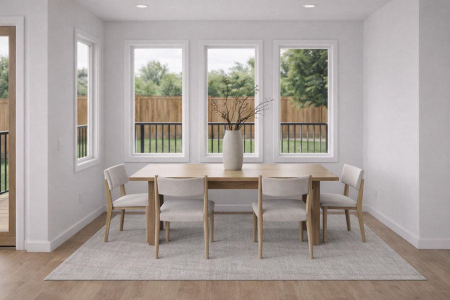 Furnished interior view inside a new home in , Houston (Image 3).