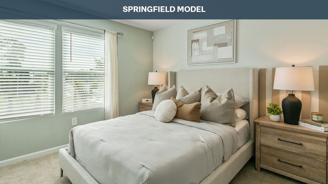 Furnished interior view inside a new home in Stokes Landing, St. Augustine (Image 11).