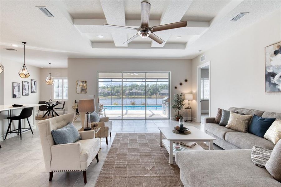 Furnished interior view inside a new home in , Ormond Beach (Image 6).