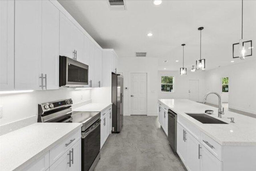 Furnished interior view inside a new home in , Vero Beach (Image 12).