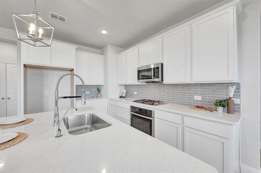 Furnished interior view inside a new home in Lilybrooke at Legacy Hills, Celina (Image 17).