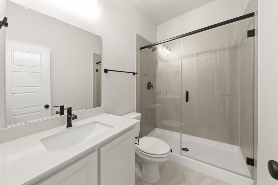 Furnished interior view inside a new home in Sutton Fields, Celina (Image 11). Furnished interior view inside a new home in Sutton Fields, Celina (Image 11).