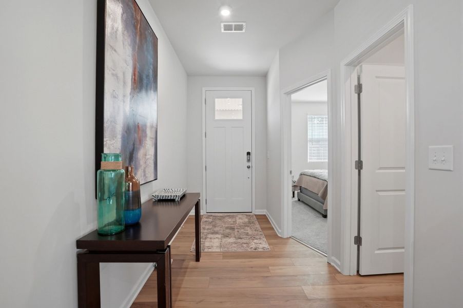 Furnished interior view inside a new home in Waxhaw Landing, Monroe (Image 5).