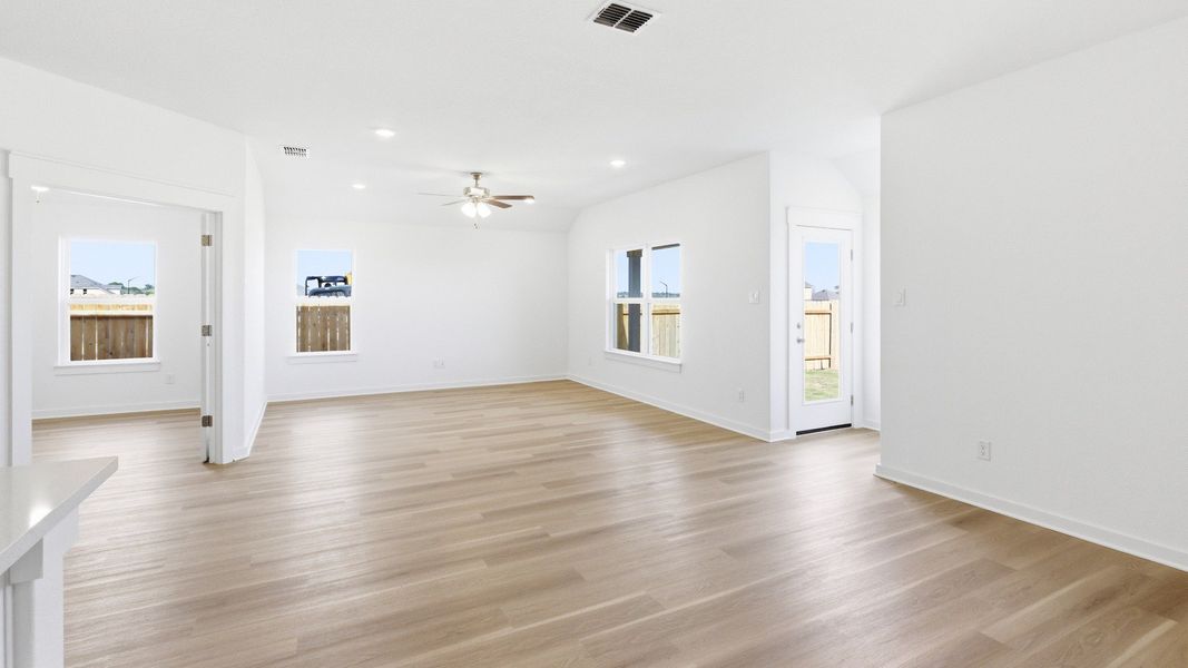 Furnished interior view inside a new home in Infinity Square, Kyle (Image 11).