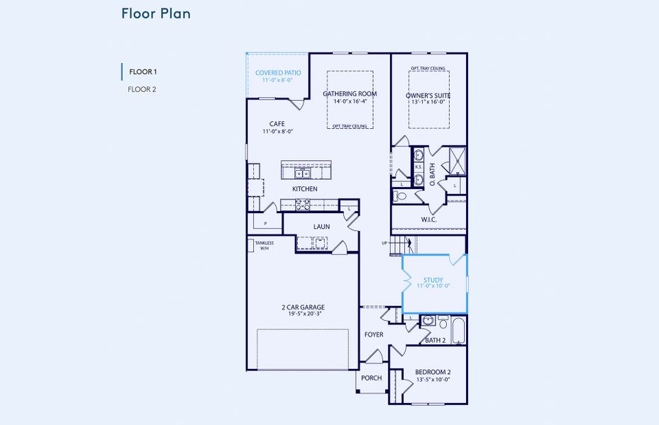 2D floor plan layout of this home in Kings Way, Denton, TX (Image 3). 2D floor plan layout of this home in Kings Way, Denton, TX (Image 3).