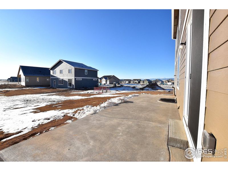 In-progress construction of a new home in , Evans, CO (Image 36).