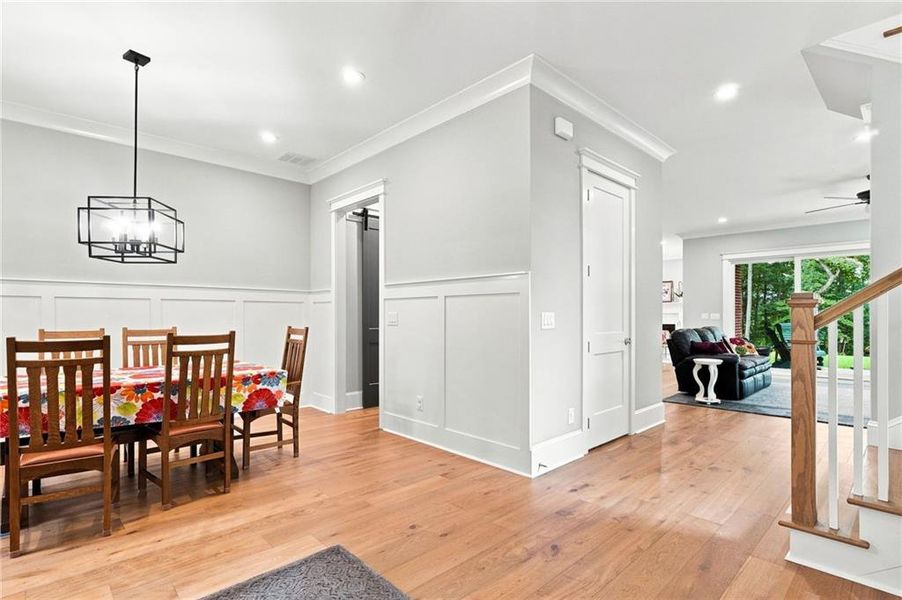 Furnished interior view inside a new home in , Dawsonville (Image 43).