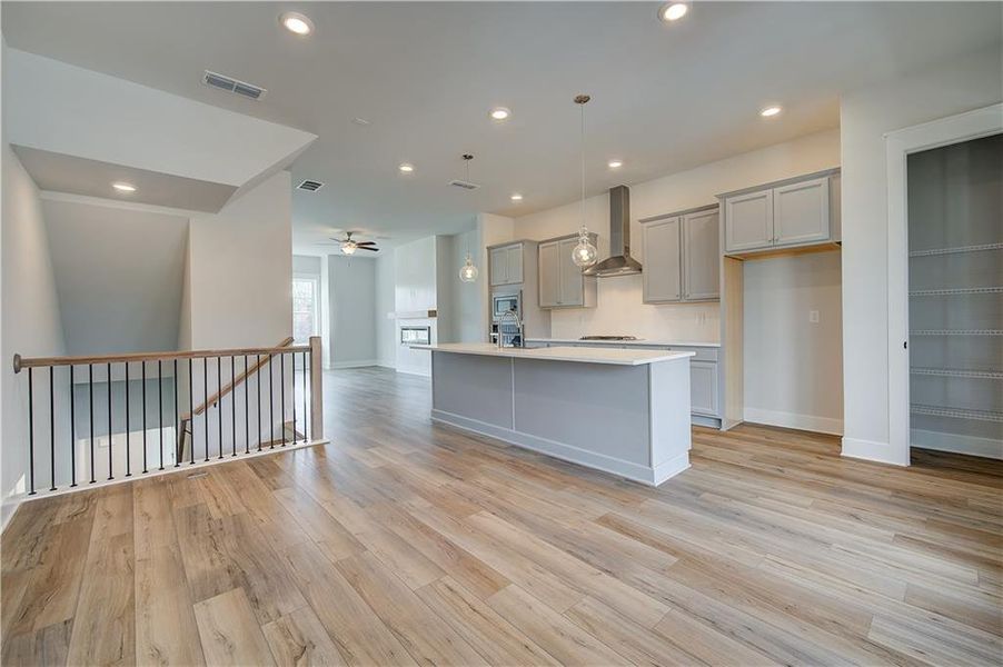 Furnished interior view inside a new home in Barrett Pointe, Kennesaw (Image 6).