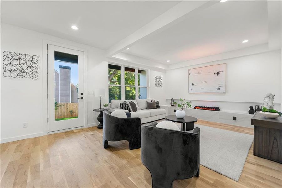 Furnished interior view inside a new home in , Atlanta (Image 7).