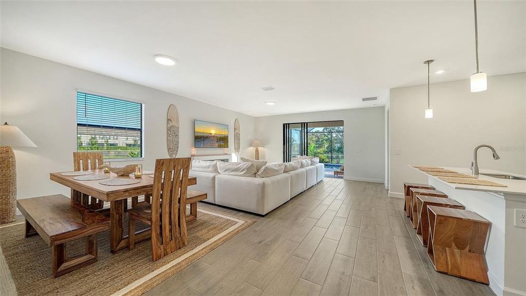 Furnished interior view inside a new home in Lorraine Lakes at Lakewood Ranch, Lakewood Ranch (Image 13).