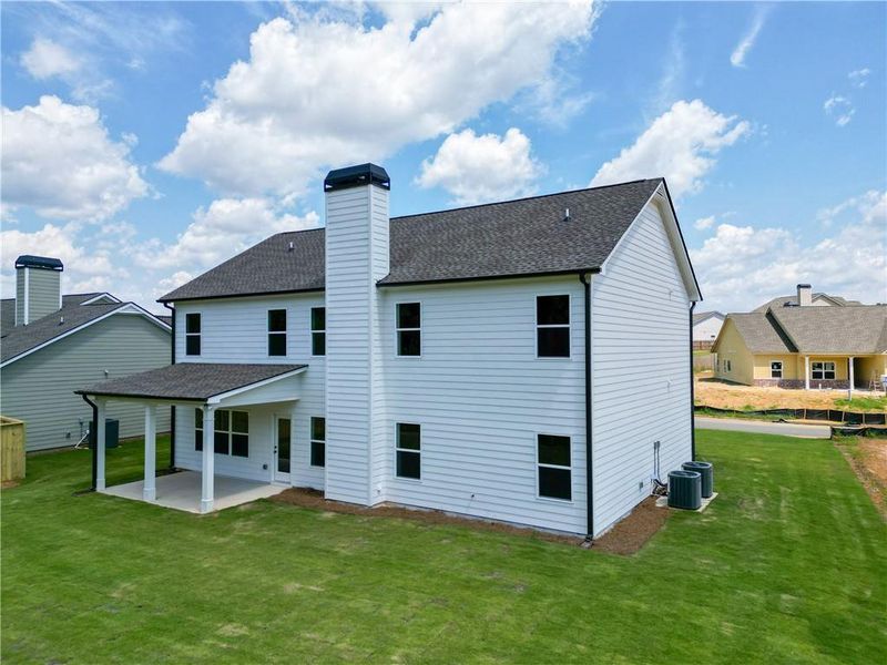 Exterior details and patio area of a home in Harmony Farms, Eatonton (Image 3).