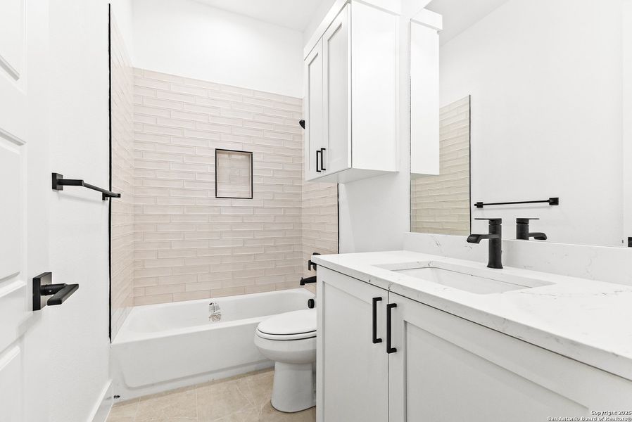 Furnished interior view inside a new home in , Spring Branch (Image 8).