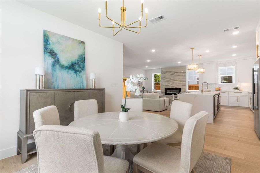 Furnished interior view inside a new home in , McKinney (Image 13).