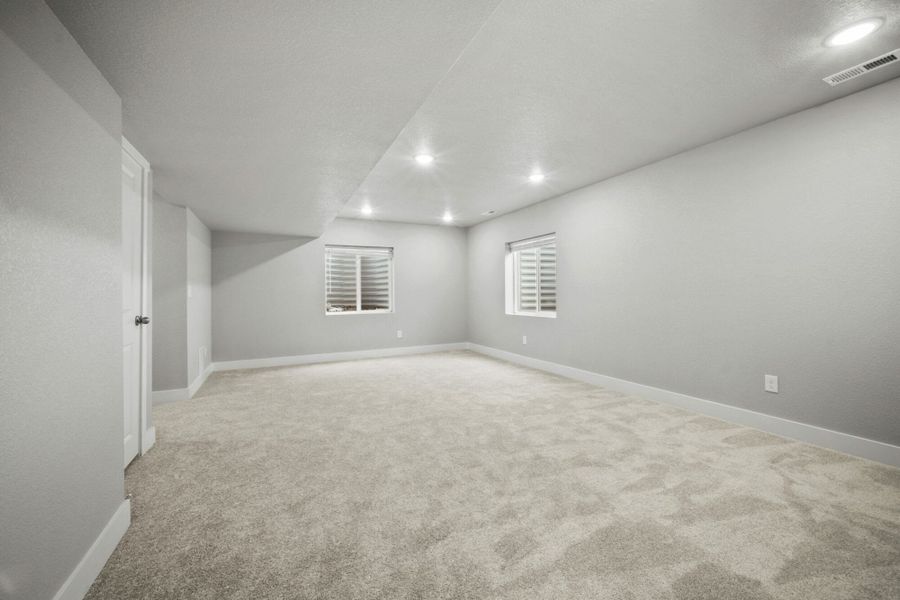 Representative unfurnished interior of a home built from the Olive by View Homes in Aspen Ranch, Fountain (Image 22).