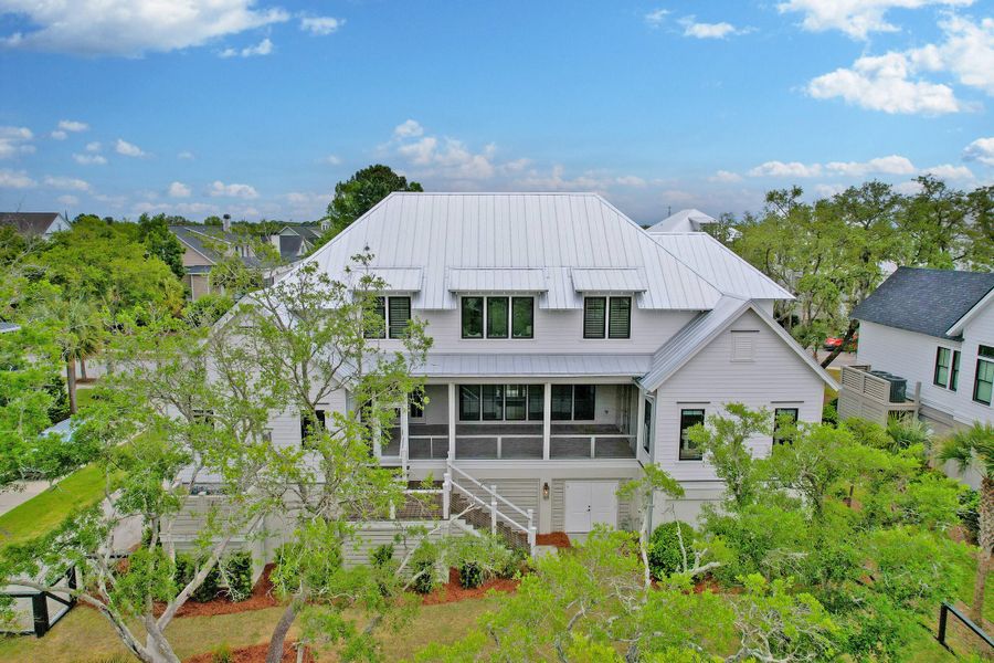 Front exterior of a new home in Daniel Island Park, Charleston, SC, highlighting curb appeal (Image 27).