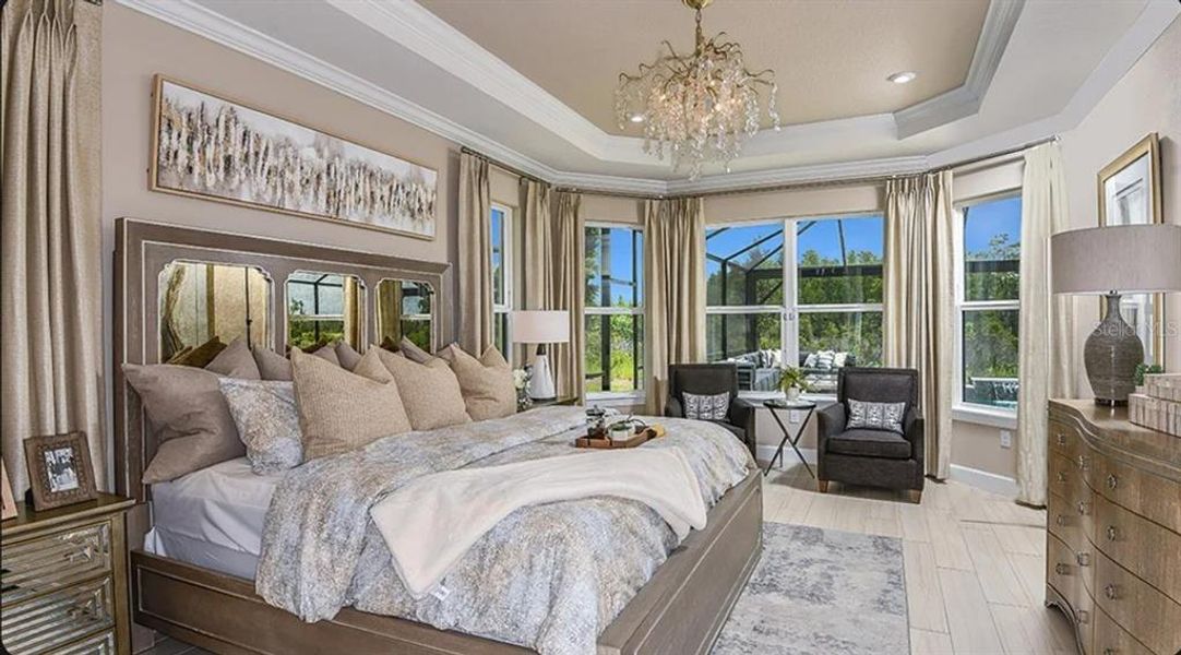 Furnished interior view inside a new home in Esplanade at Wiregrass Ranch, Wesley Chapel (Image 4).