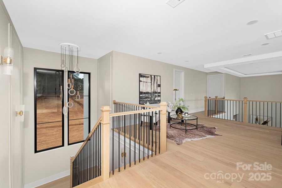 Furnished interior view inside a new home in , Weddington (Image 31).