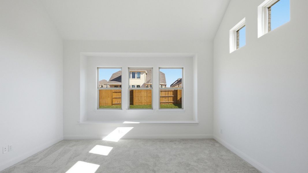 Furnished interior view inside a new home in Oaks at San Gabriel, Georgetown (Image 19).