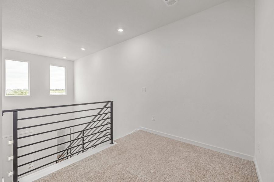 Spacious, unfurnished interior of a new home in Painted Prairie, Aurora (Image 17). Spacious, unfurnished interior of a new home in Painted Prairie, Aurora (Image 17).