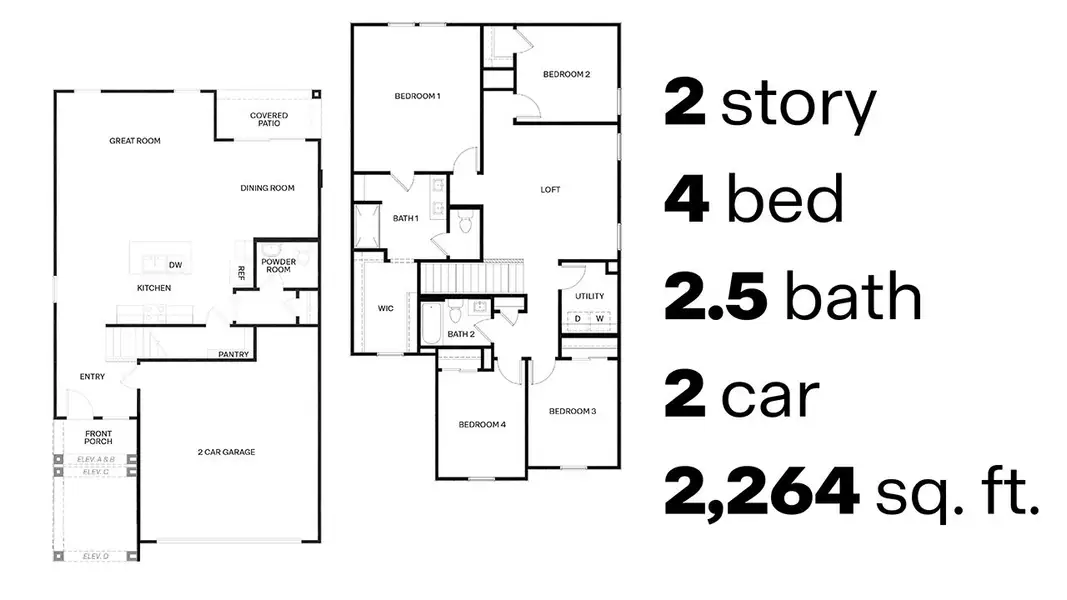 2D floor plan layout for the Kate by D.R. Horton in Senita Crossing, Tucson, AZ (Image 3). 2D floor plan layout for the Kate by D.R. Horton in Senita Crossing, Tucson, AZ (Image 3).